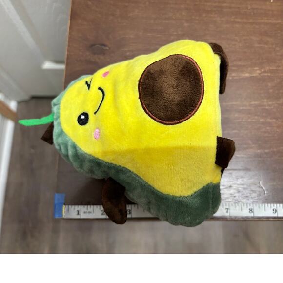 Reversible Avocado Plush Happy Winking & Frowning Sad Mad Stuffed Animal - Picture 5 of 5